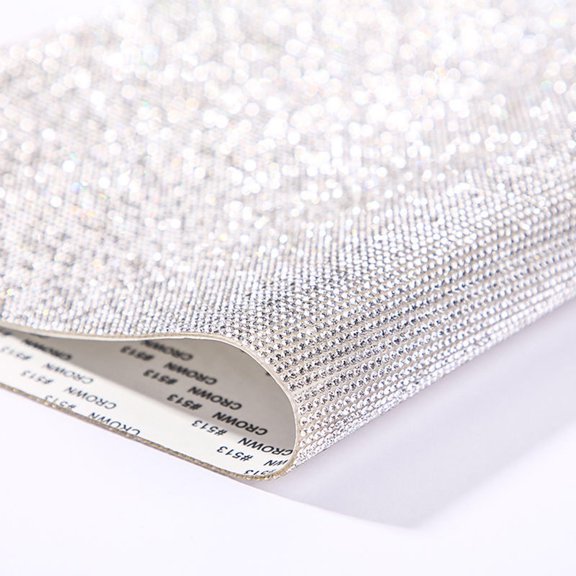 Self-Adhesive Sparkly Rhinestone Diamond Sticker Sheet Bling Crystal Patch For Scrapbooking Interior Decor Craft Embellishment