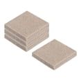 thumbnail image 1 of Self Adhesive Square Furniture Felt Pads 1 Inch x 1 Inch Beige Pack of 36, 1 of 5