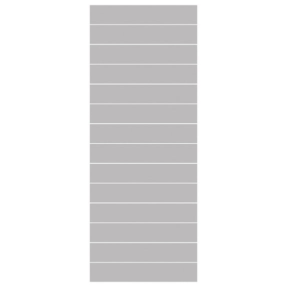 Self-Adhesive Stair Stickers, 14pack 39.37"x7.09" Peel and Stick Vinyl Staircase Stickers Decals for Stair Home, Brown