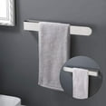 thumbnail image 1 of Self Adhesive Towel Holder Household Stick on The Wall Hand Towel Bar for Bathroom, 1 of 7