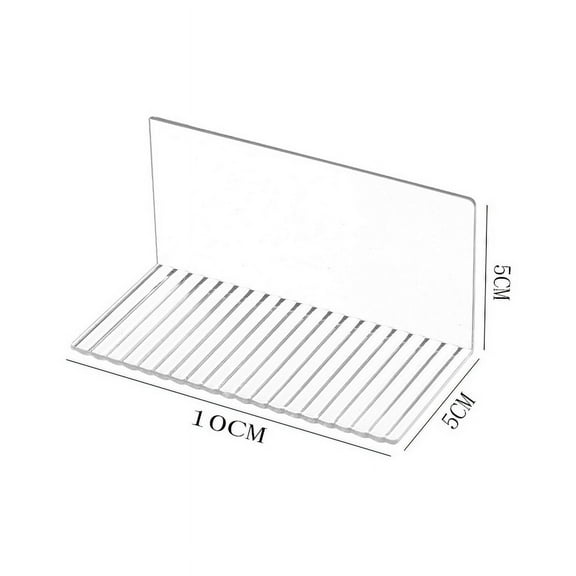 Self-Adhesive Transparent Acrylic Wall Mounted Figures Display Storage Rack DIY Toy Stand