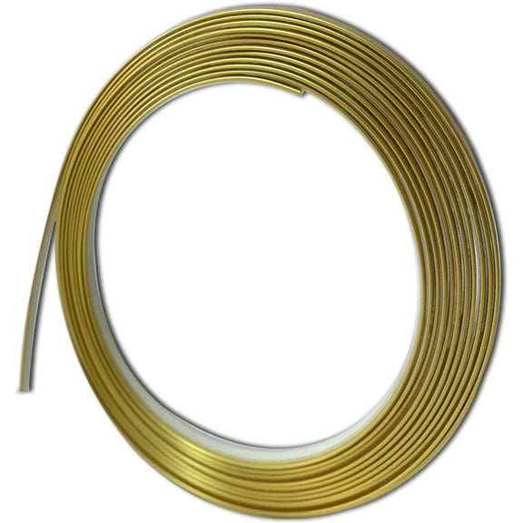 Self-Adhesive Trim Tape - 16.4ft Flexible Molding for Walls, Cabinets, Cars - Easy Peel & Stick, Durable PVC