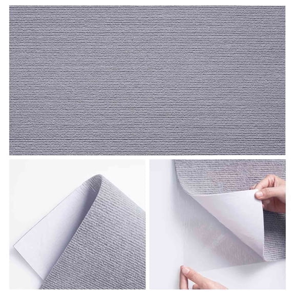 Self Adhesive Trimmable Carpet Pad,Non-Slip,Wear-Resistant,Self-Stick Floor Protector for Area Rugs,Hardwood Floors,Stairs,Kitchen,Bathroom,Cut to Any Size,Strong Adhesion,