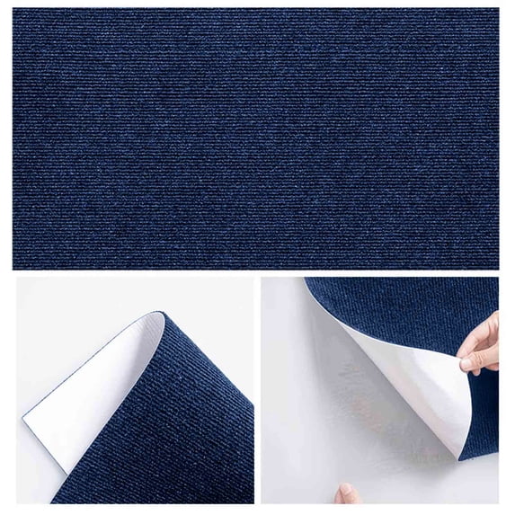 Self Adhesive Trimmable Carpet Pad,Non-Slip,Wear-Resistant,Self-Stick Floor Protector for Area Rugs,Hardwood Floors,Stairs,Kitchen,Bathroom,Cut to Any Size,Strong Adhesion,