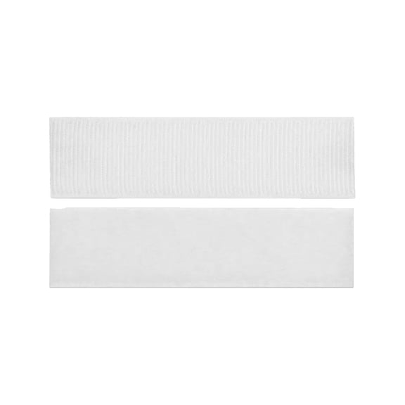 Self Adhesive Velcro Tape, Heavy Duty Double Sided Nylon Fastener Strips with Strong Sticky Back, Multipurpose Hook And Loop Tape for Organizing, 1X3X4In (White4)