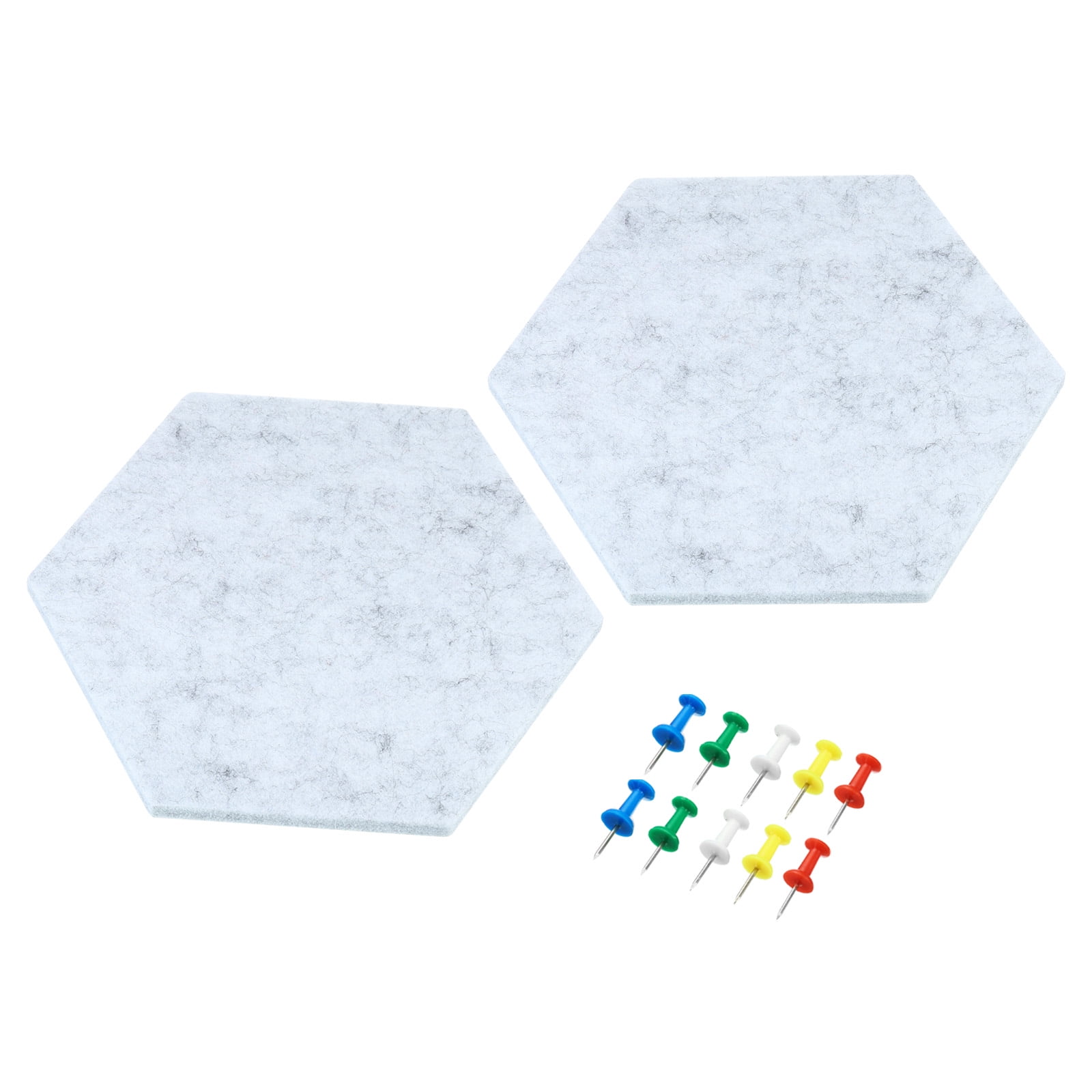 3 Pack Hexagon Cork Board Tiles with Push Pins, Self-Adhesive Bulletin  Boards for Walls (Small, 7.9 in)