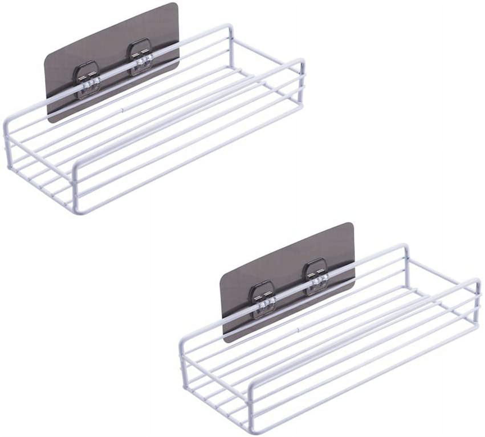 SelfAdhesive Wall Mounted Bathroom Shelf, No Drilling, Solid Kitchen