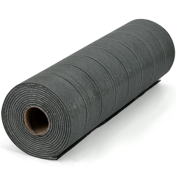 Self-Adhesive Wall Sticker,15.6''Wx117''L Soundproof,Thickened Moisture Resistant Removable Wood Grain Slat 3D Wall Panel (Black)