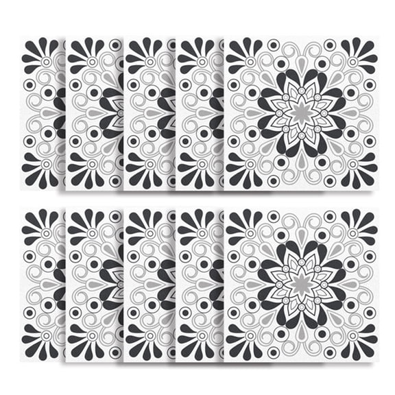 Self-Adhesive Wall Tile Decals, Peel and Stick Tile Stickers, Waterproof Backsplash Stickers for Kitchen Bathroom Decor