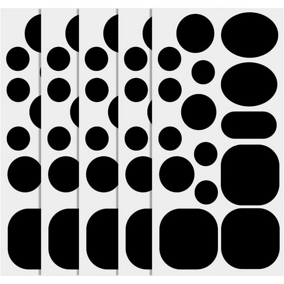 Self Adhesive Waterproof Stick on Patches for Jackets Coat Clothing,Repair Patches for Clothing,Topboutique Tear-Resistant Nylon Fabric Repair Patches,Repair Subsidy for Raincoats Tents(5 Pcs Black)