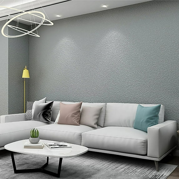 Self-Adhesive Waterproof Thickened Wallpaper Roll | Embossed Modern Abstract Glitter Striped Design | Peel and Stick | Easy Clean | 50x500cm | Textured Removable Wall Covering for Living Room Bedroom