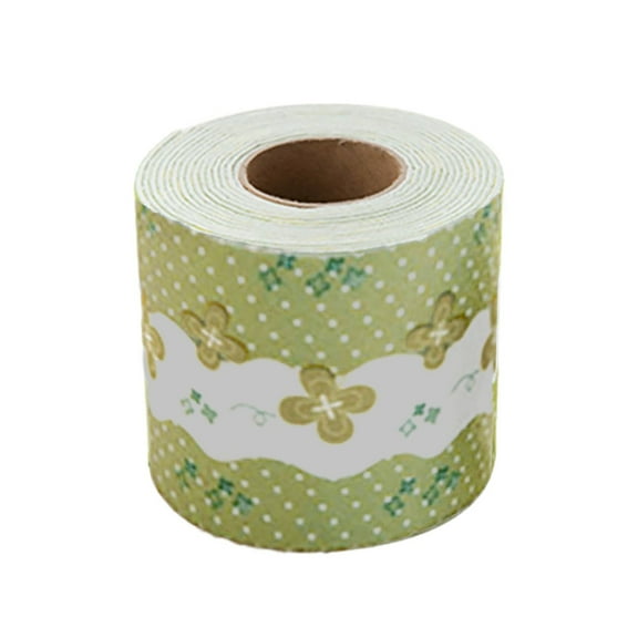 Self-Adhesive Waterproof Wall Sticker for Kitchen and Bathroom - Non-Woven Fabric with Strong Adhesion, Protects Sinks, Toilets, and Vanities from Moisture and Stains, Green