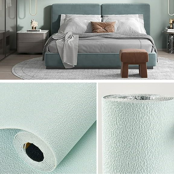 Self-Adhesive Waterproof Wallpaper, Thickened PVC Removable Peel and Stick Wall Covering for Bedroom Living Room Kitchen, Easy to Clean Textured Design, 50cm x 500cm
