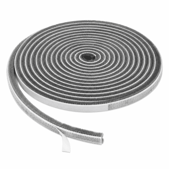 Self-Adhesive Weather Soundproofing Stripping,Door and Window Seal,33-Ft Gray