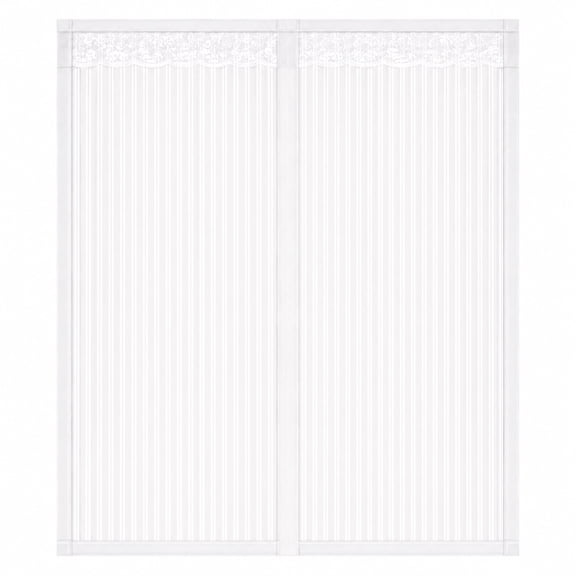 Self Adhesive White Diamond Mesh Window Screen No Drill Durable Tear Resistant Removable Insect Screen Hook and Loop Window Net 120 x 120 cm