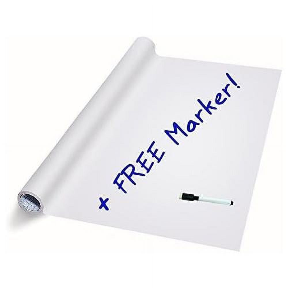 Self Adhesive Whiteboard Wall Sticker Dry Erase Peel And Stick Decal For Classroom Home And