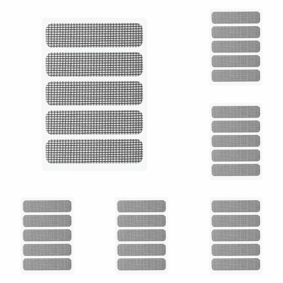 Self Adhesive Window Screen Instantly Mend Holes And Tears In Screen Windows Doors RVs Window Mesh Net Screen Patch Stickers For Repairing Holes 6PCS, 6.2 cm×9 cm, Bronze