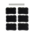 thumbnail image 1 of Self-Adhesive Wooden Chalkboard + 1pc Chalk, Bracket, 2-Inch, 6-Count, 1 of 1