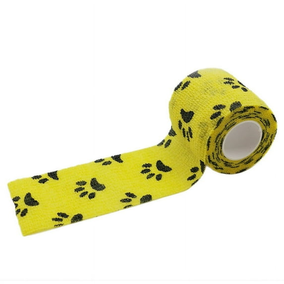 Self Adhesive Wrap Bandage Tape Pet Flexible Cartoon Printed First Aid 5cmx4.5m