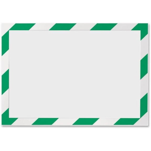 Self-Adhesiveeive Security Frame - Green & White