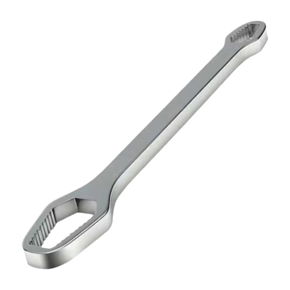 Self Adjusting Double-Ended Wrench, 8Mm To 22Mm Universal Multi-Functional Wrench, Anti-Slip Plumbing And Car Repair Tool, Compact Torque Wrench for Narrow Working Spaces,SIlver