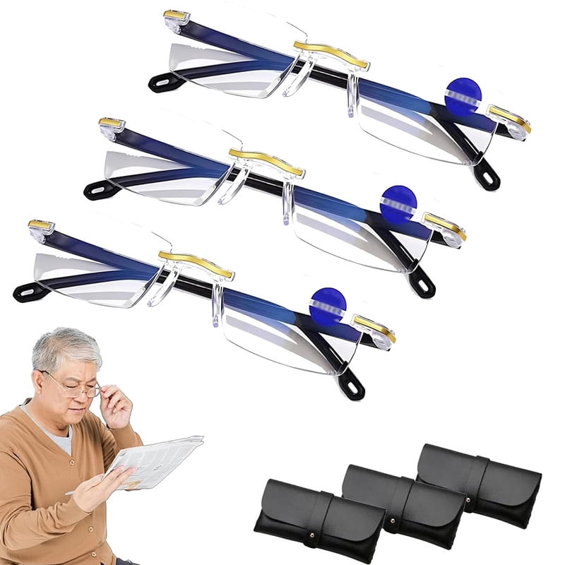 Self-Adjusting Glasses, Clarity Blue Glasses, Intelligent Auto Focus ...