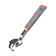 thumbnail image 1 of Self Adjusting Pipe Wrench - Heavy Duty Alloy Steel, 6-inch, 3-Sided Tooth Design for Plumbing, Automotive & Carpentry Work, 1 of 5