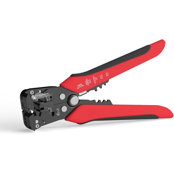 Self-Adjusting Wire Stripper, Multi-Function 3 in 1 Stripper&&, Heavy Duty Hand Tool for 24-10 AWG Wire, Electrical Repair