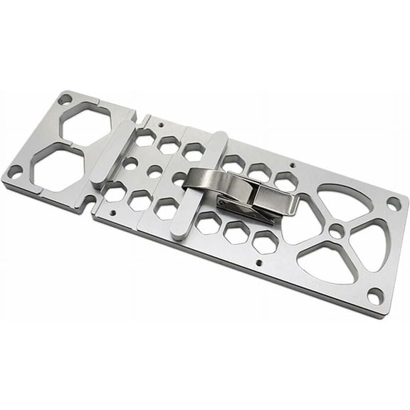 Self-Aligning Circular Saw Guide Rail, Aluminum Alloy 90 Degree Track Saw Square for Quick and Accurate Cutting, Compatible with Festool Makita Tools (Portable Size)