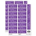 thumbnail image 1 of Self Assessment Teacher Student School Sticker Set - Purple - Matte Finish - 2.00" Large, 1 of 7