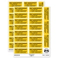 thumbnail image 1 of Self Assessment Teacher Student School Sticker Set - Yellow - Matte Finish - 2.00" Large, 1 of 7