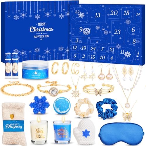 Self Care Advent Calendar 2025 for Teen Girls/Adult Women: 24 Day Gold ...