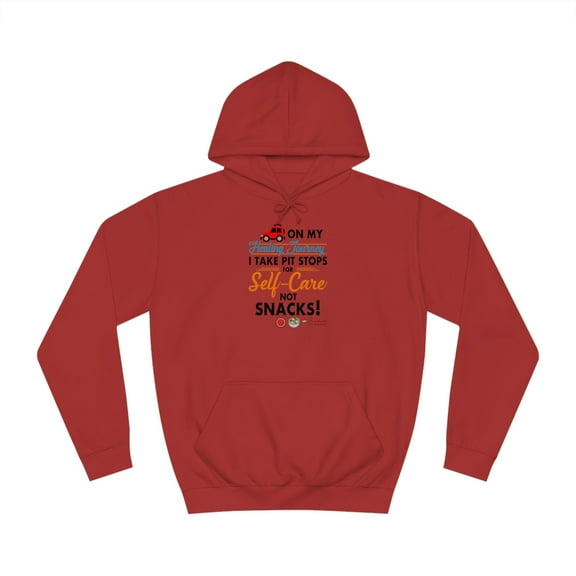 Self Care HEALING JOURNEY College Hoodie by Grandmarkee ~The Magician~
