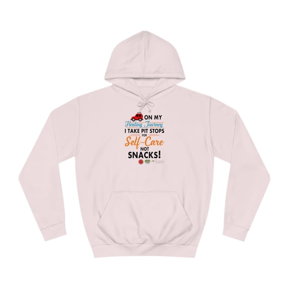 Self Care HEALING JOURNEY College Hoodie by Grandmarkee ~The Magician~