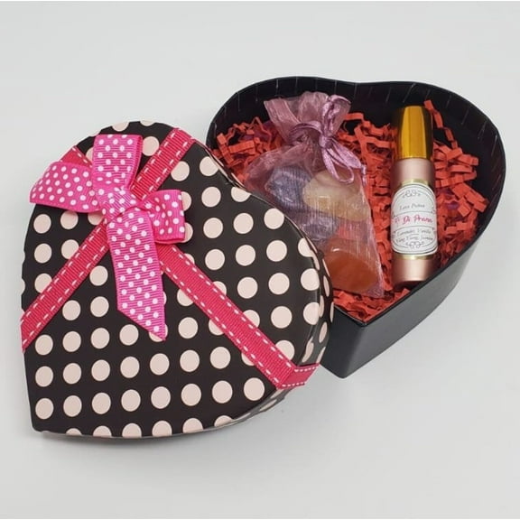 Self Care Heart Shaped box , Heart Crystal Box, Self Love Gift box, Chakra Set gift box
