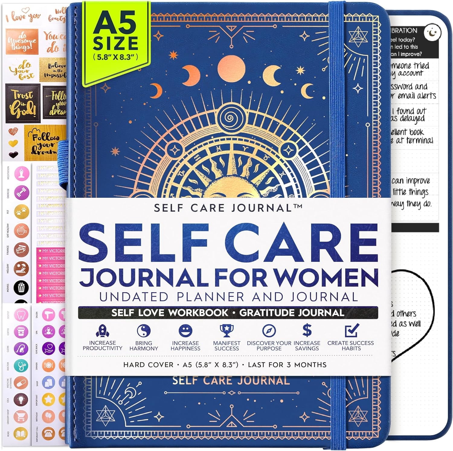 Self Care Journal - 5 Minute Mental Health & Manifestation Journal | 90 ...