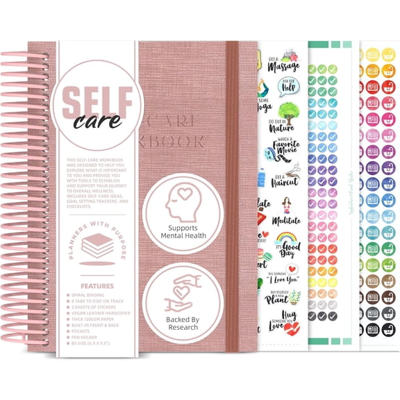 Self Care Journal  Guided Daily Reflection Notebook to Support Mental & Physical Health Habits  Self Love Manifestation & Affirmations Planner - Personal Growth Goals Happiness 2026