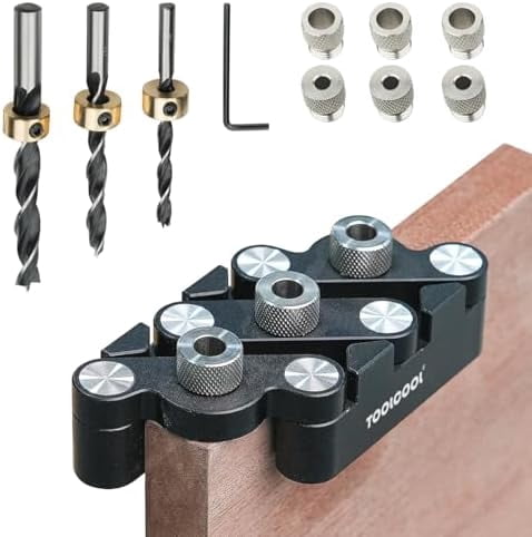 Self Centering Dowel Jig Kit Woodworking Aluminum Alloy Doweling Jig ...