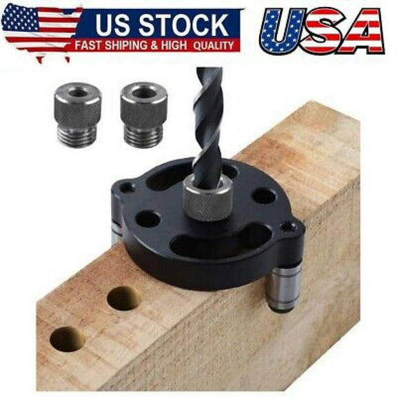 Self Centering Doweling Jig, Self Center Dowel Jig Handheld Drill Guide