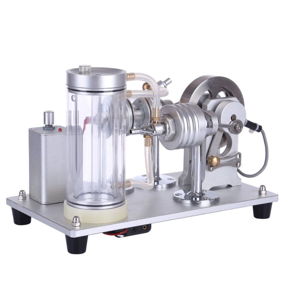 Self-Circulation Water Cooled Alcohol Engine Model with Transparent Chamber Internal Combustion Demo for Physics Science Education Display