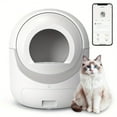 thumbnail image 1 of Self-Cleaning Automatic Cat Litter Box, APP Control, Odor Removal, Safety Protection, Includes Garbage Bags, Ideal for Multiple Cats, 1 of 10