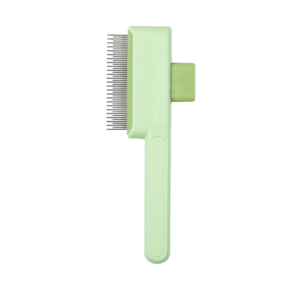 Self Cleaning Cat Grooming Comb Long Teeth Dematting Brush For Cats Dogs Pet Grooming Tool For Home Use