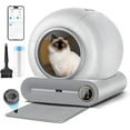 SelfCleaning Cat Litter Box, Automatic Cat Litter Box Robot for Multi