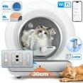 thumbnail image 1 of Self Cleaning Cat Litter Box, Automatic Litter Box with APP Control, Odor Removal, Safety Protection, 65L+9L Large Capacity, Litter Box with 2 Liners, 1 of 7