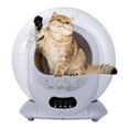 SelfCleaning Cat Litter Box, Automatic Scooping and Odor Removal, App