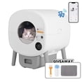 thumbnail image 1 of Self Cleaning Cat Litter Box - The Game Changer for Cat Owners, Automatic Cat Litter Box with APP Control, 100% Safe, Odor Removal, Large Space for Multiple Cats, 1 of 13