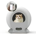 thumbnail image 1 of Self Cleaning Cat Litter Box,Scoop Less Automatic Cat Litter Box,APP Control and Anti Pinch Kitty Litter Box with Odor Removal , Suitable for Multiple Cats, 1 of 9