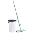 thumbnail image 1 of Self Cleaning & Drying Premium Flat Mop & Bucket System - Automatic Squeeze In Out Drying Wringer - With 2 Reusable Microfiber Mop Pads for Wet and Dry Mopping, 1 of 10