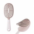 thumbnail image 1 of Self Cleaning Hair Brush - Curved Vented Design for Faster Blow Drying,Works on Wet & Dry Hair Suitable for Women, Men, 1 of 7
