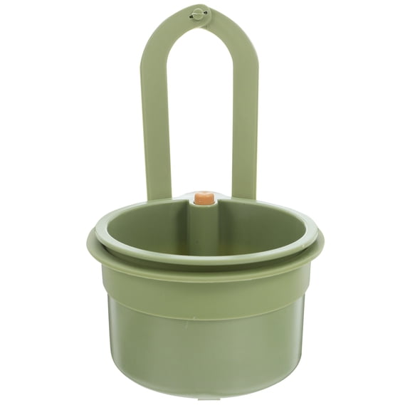 Mobestech Green Plastic Kitchen Sink Drain Basket Organizer Adjustable Food Catcher for Home Use 6.5 x 4.5 x 3.5